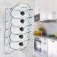 Details about  Pan Lid Holder Storage Rack Wall Mount Pot Cover Organizer Kitchen Accessories