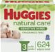 Huggies Natural Care 3 Refill Packs (624 Wipes Sensitive Baby Wipes