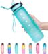 Sports Motivational Drinking Straw Water Bottle