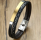 Leather Bracelets for Men & Women Customizable Engraving