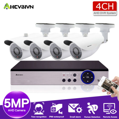 Security Surveillance Camera System Kit