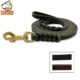 Genuine Leather Dog Leash for Medium Large Dogs Soft Braided Lead Pet Training